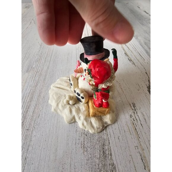 Enesco elf skipper snowman bear North Pole village Al figurine accessory Xmas de - Picture 2 of 8